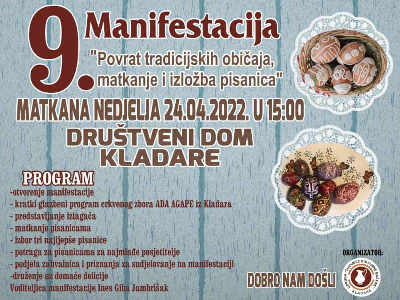 Povratak tradicijskih obicaja matkanje i izlozba pisanica